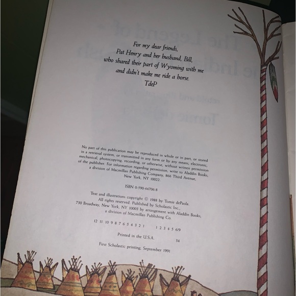 THE LEGEND OF THE BLUEBONNET AND THE LEGEND OF THE INDIAN PAINTBRUSH SCHOLASTIC - Picture 2 of 5